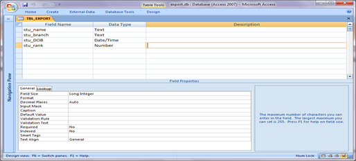 Export and Import data into text format using VBA code Fig-1.1