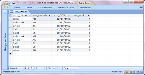 Export and Import data into text format using VBA code Fig-1.5