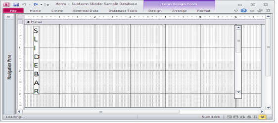 Show and hide the subform using VBA Fig-1.2