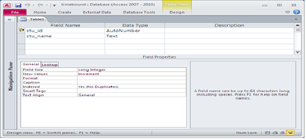 Enable and disable Microsoft Access Form control using VBA Fig-1.1