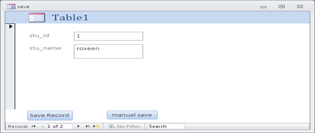 How to Stop Bound Forms from Updating Automatically. Fig-1.2