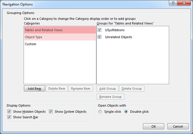 How to do ribbon customization in MS Access 2010. Fig-1.2