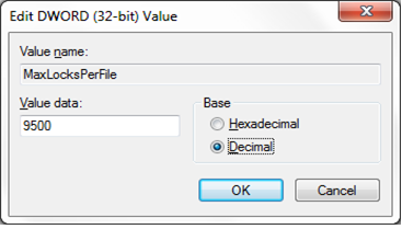 Error there isn't enough disk space or memory in MS Access Fig-1.2